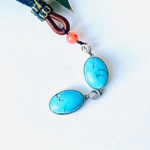 Natural Gemstone High Turquoise Necklace,Cheap Value For Money Unique Jewelry